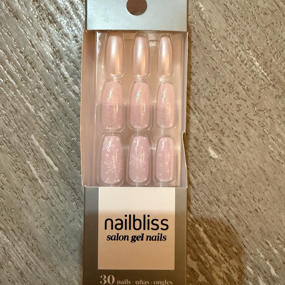 Pink Christmas Nails - Picture 2 of 4